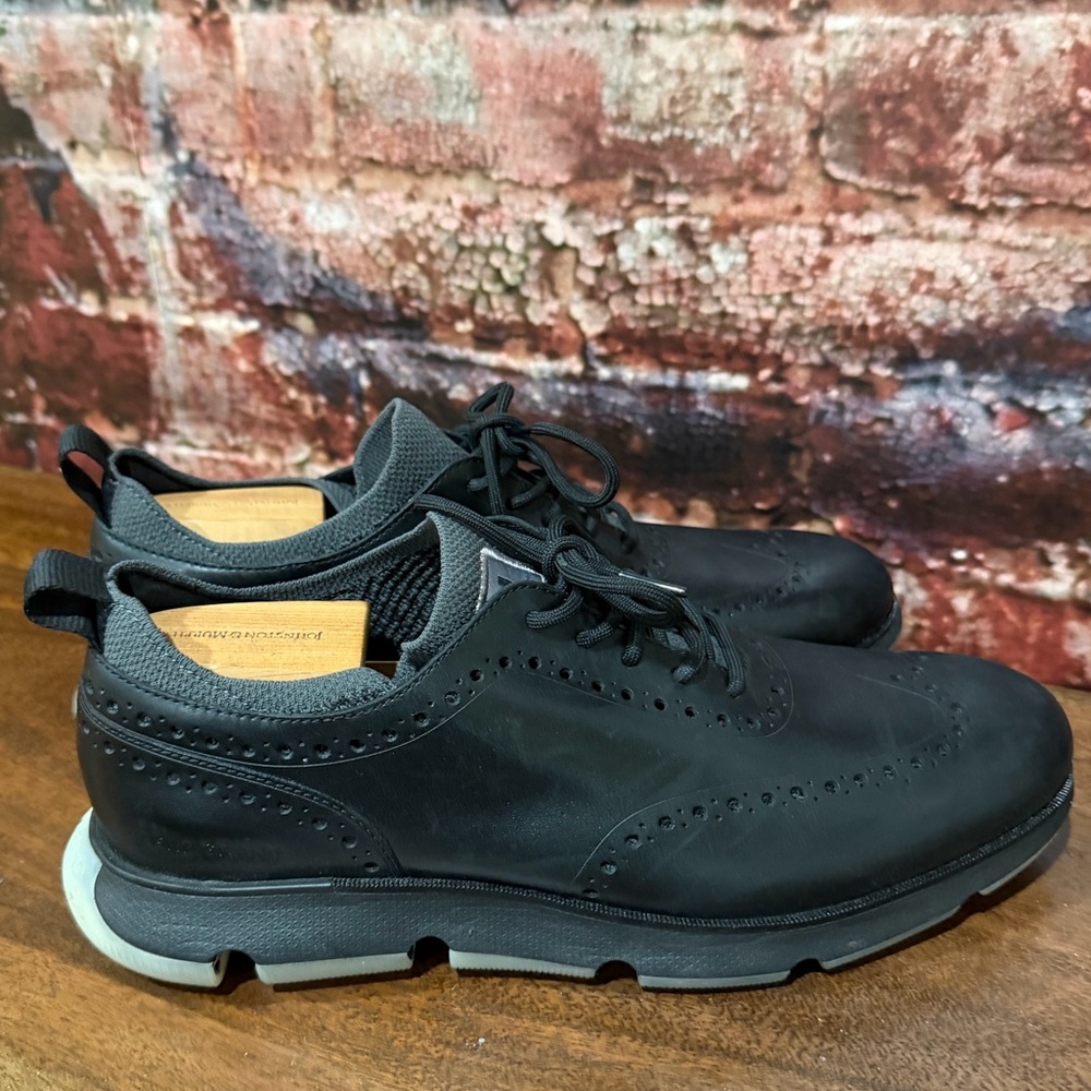 Men's COLE HAAN Black Leather Shoes PREOWNED EXCELLENT CONDITION